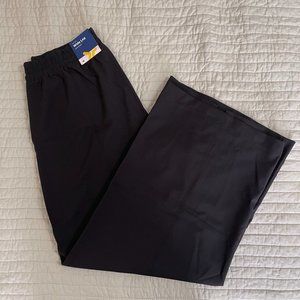 Old Navy High-Waisted StretchTech Split-Front Wide-Leg Pants